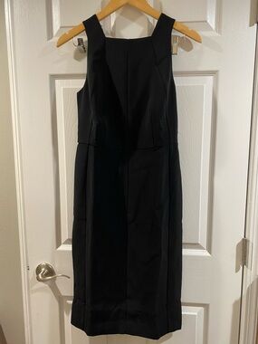 Ann Taylor Petite Classic Black Sleeveless Sheath Dress - Size 2P